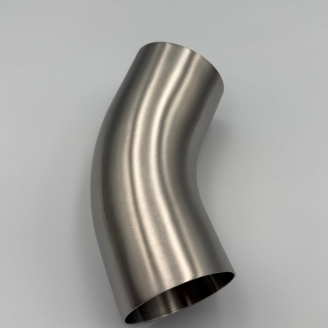 45 Degree 3.5" 88.9mm Tight 1D Stainless Steel Bend