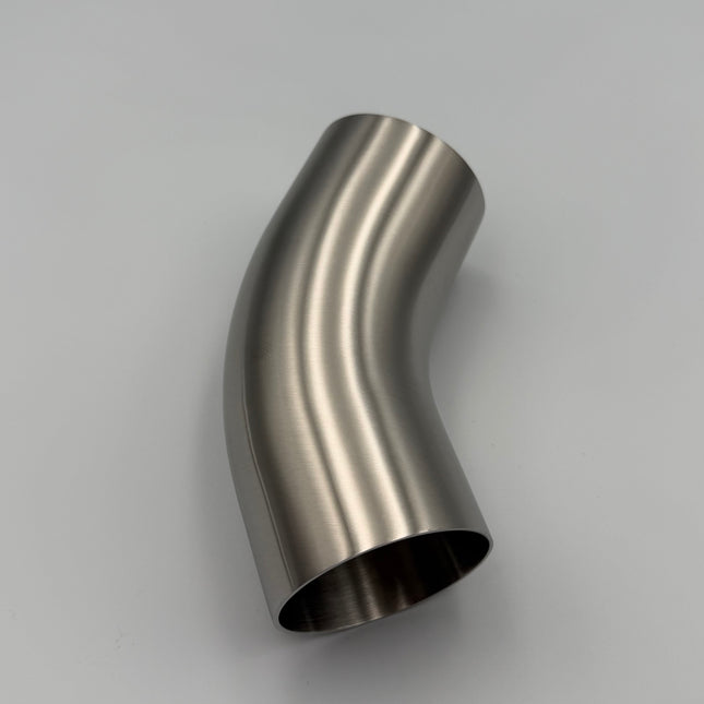 45 Degree 2.5" 63.5mm Tight 1D Stainless Steel Bend