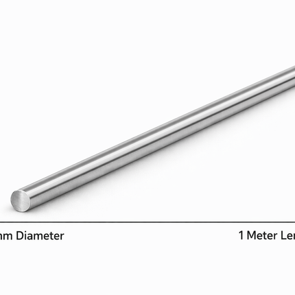 8mm X 1000mm Stainless Steel Round Bar